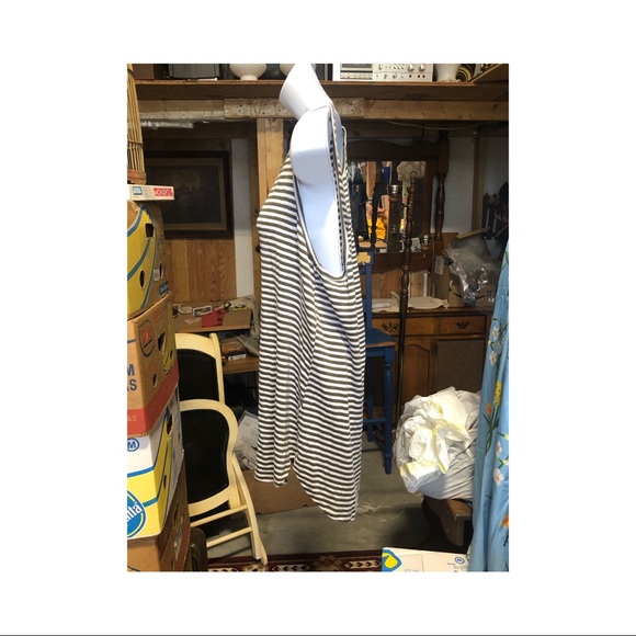 Green and White Striped Tanktop - Picture 3 of 5